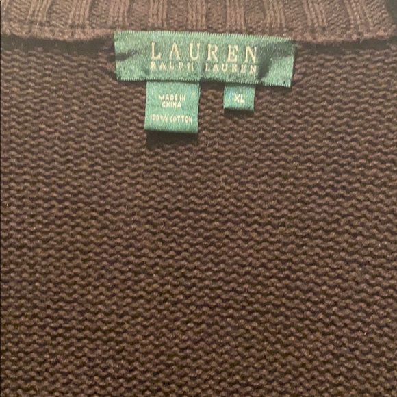 Lauren pink or brown sweater zip cardigan - Picture 6 of 11